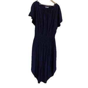 Ramy Brook New York navy blue midi dress size Medium